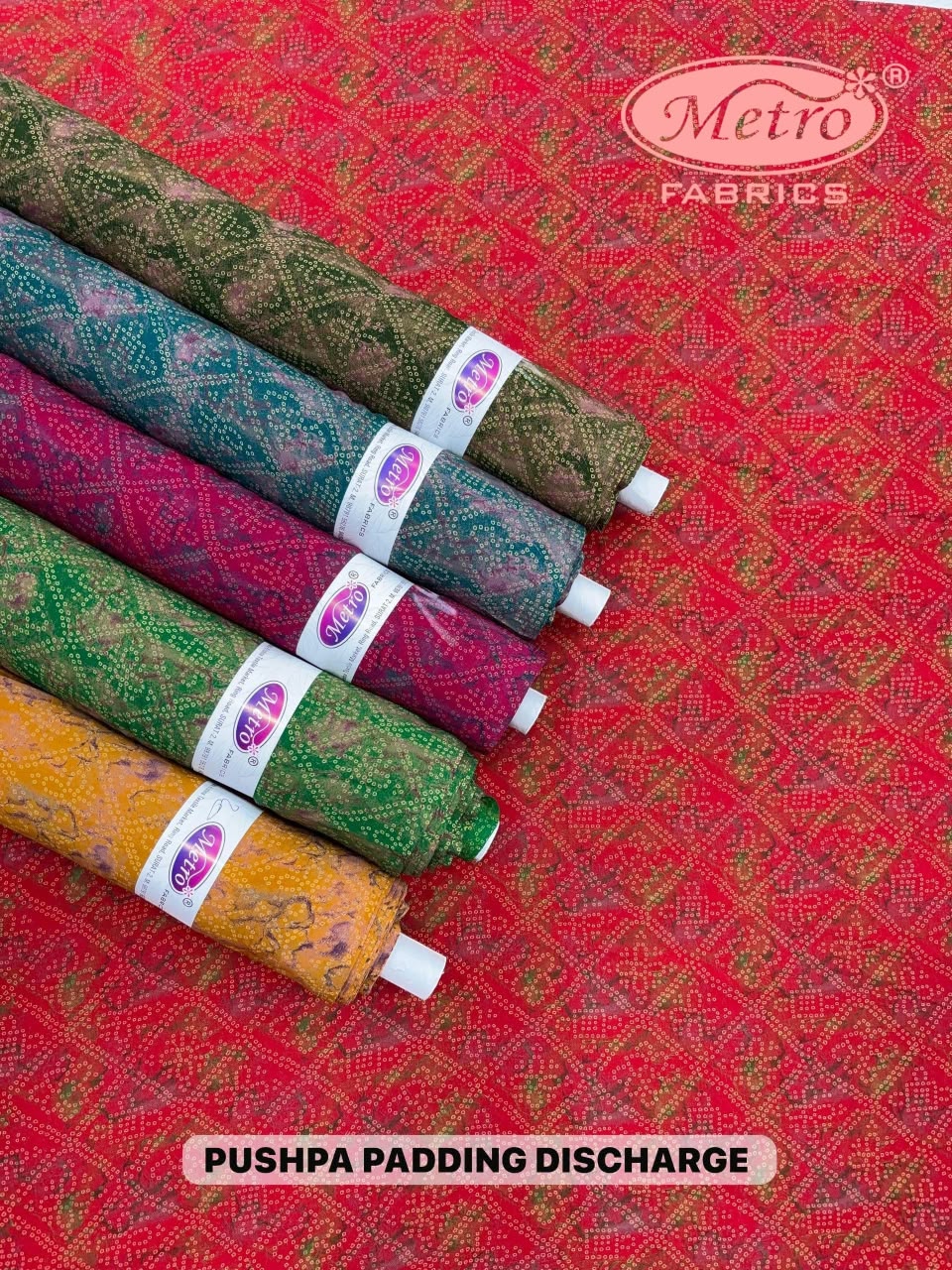 Rajasthani Choudhary Floral Ghaghra Fabric – Rangilo Mix | Bhagwati Fashion Hub - Image 2