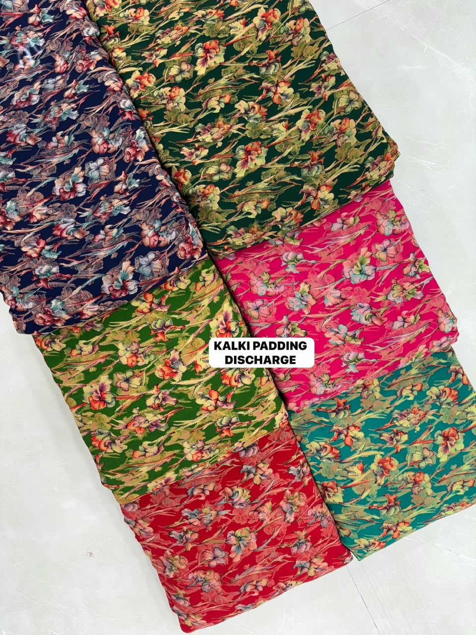 Rajasthani Choudhary Floral Ghaghra Fabric – Rangilo Mix | Bhagwati Fashion Hub - Image 3